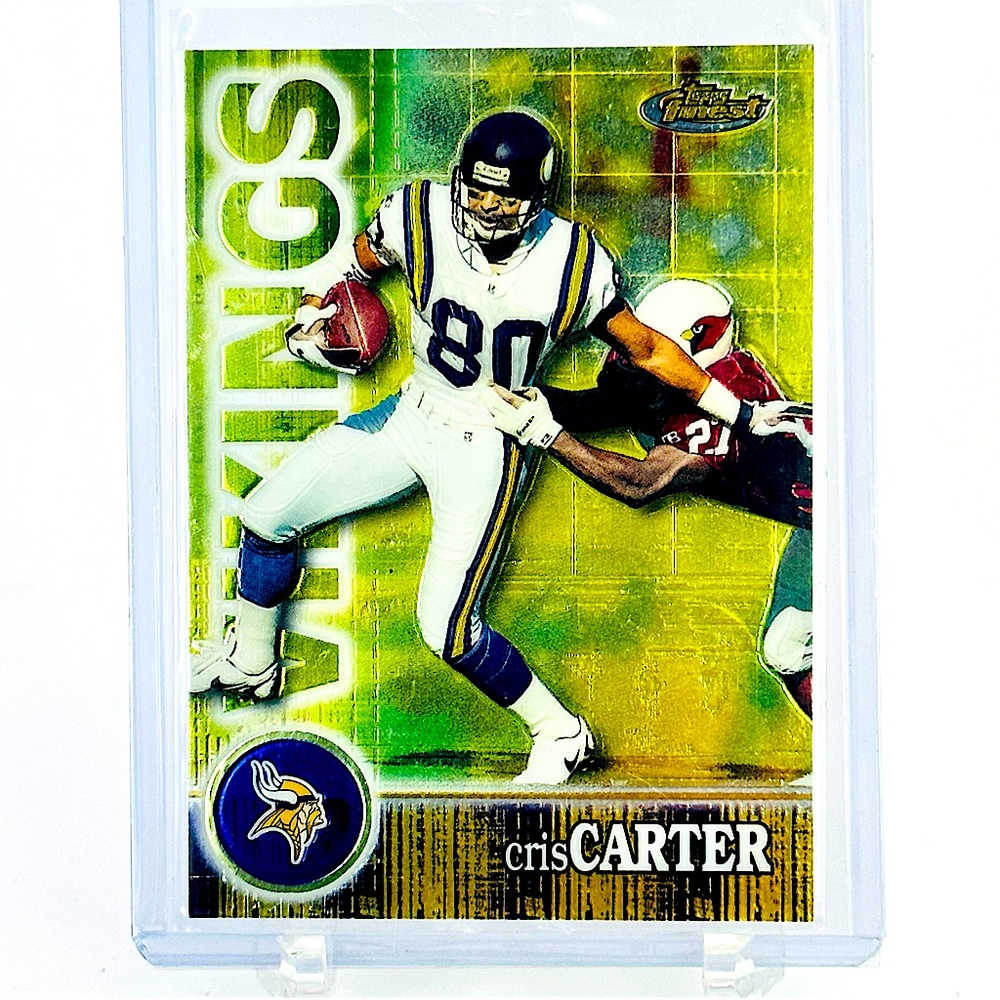 2000 Topps Finest Gold # 65 Chris Carter Minnesota Vikings